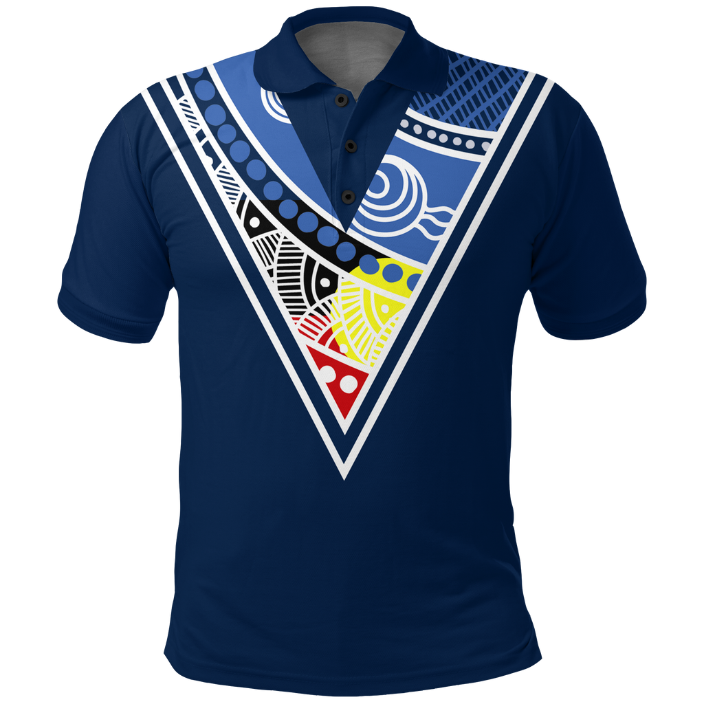 custom-personalised-cricket-victoria-polo-shirt-indigenous-dot-painting-art