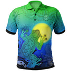 aboriginal-polo-shirts-indigenous-frog-blue