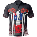 polo-shirt-anzac-day-2020-poppy-flowerss-dot-painting