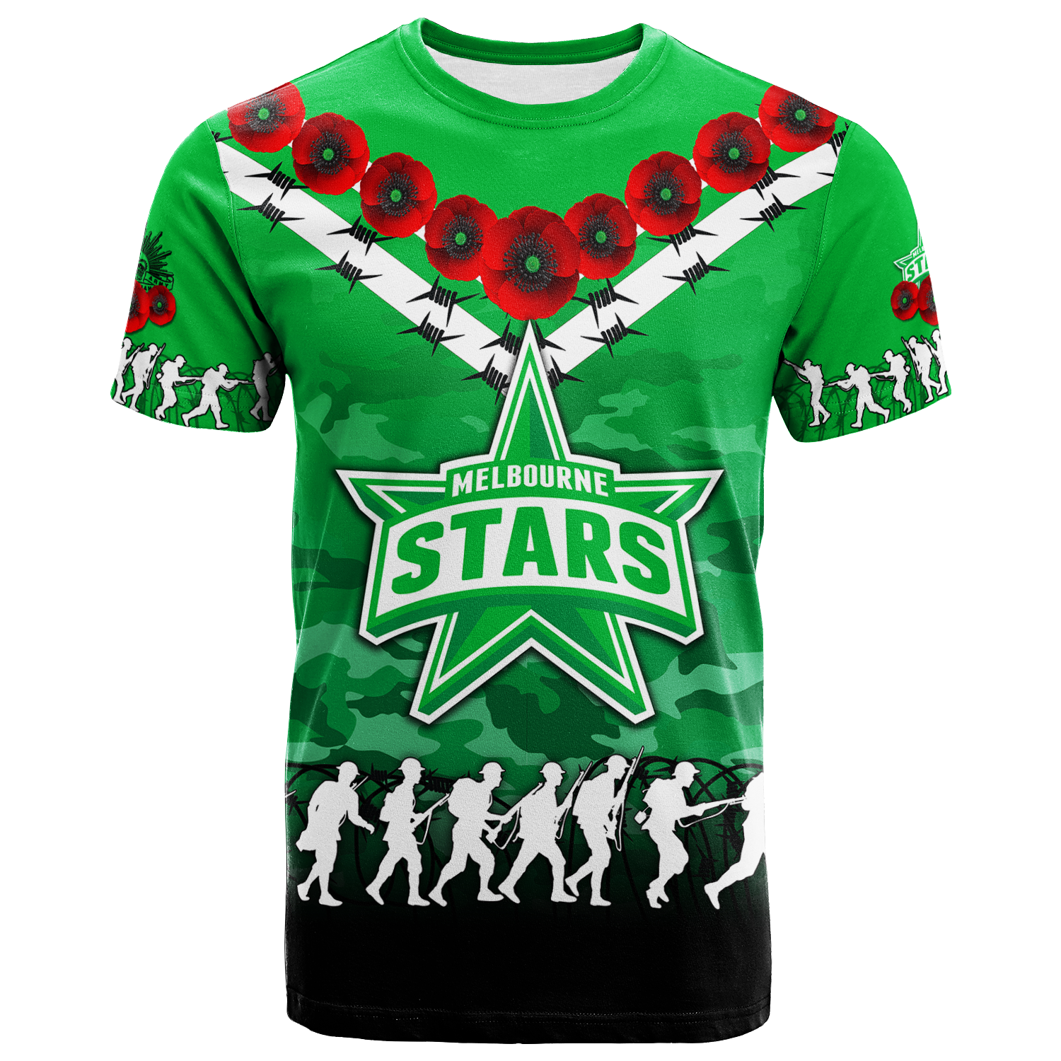 custom-personalised-melbourne-stars-anzac-2022-t-shirt-camouflage-with-poppy