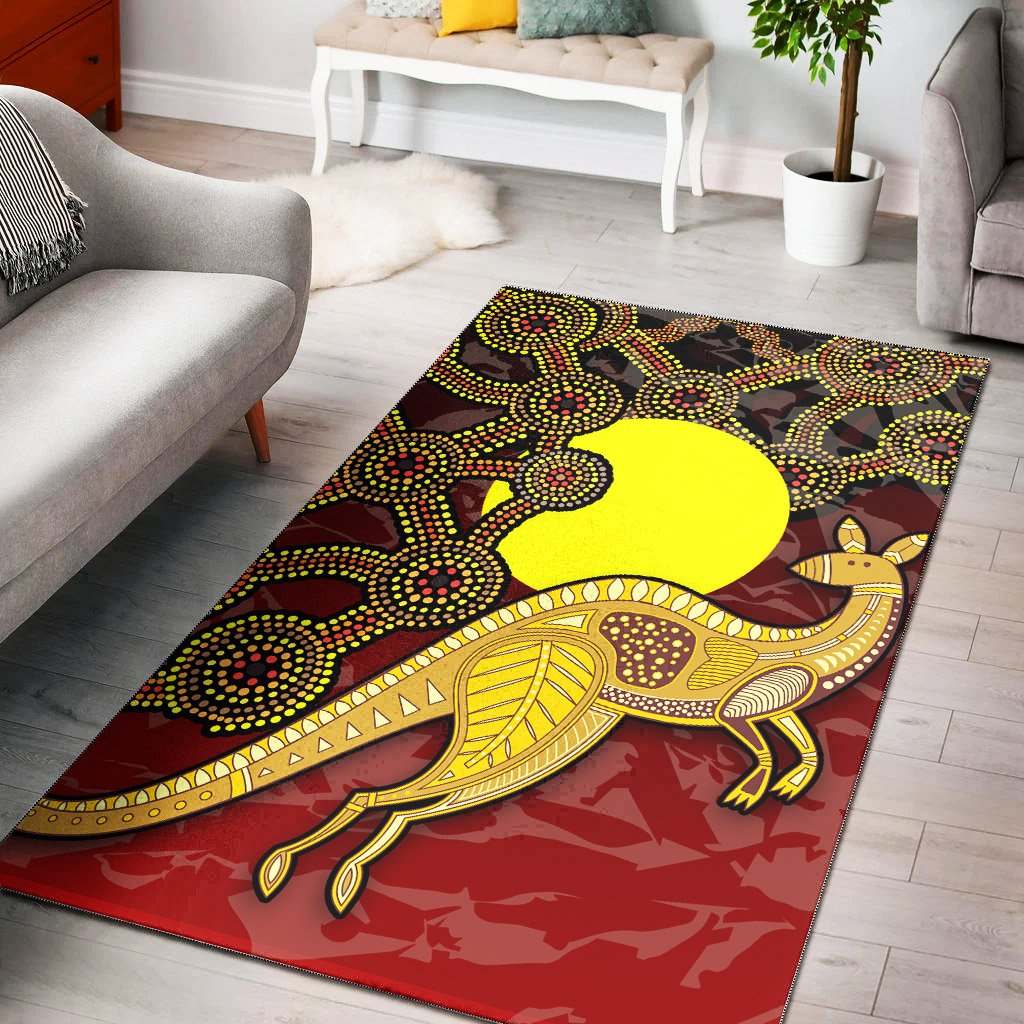 area-rug-australia-aboriginal-flag-and-kangaroo