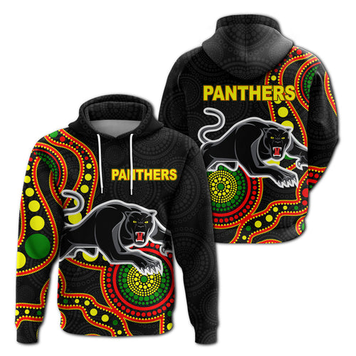 panthers-hoodie-aboriginal-dot-painting