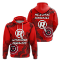 Melbourne Renegades Aboriginal Art Cricket 2022 Hoodie - LT12