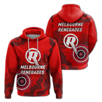 Melbourne Renegades Aboriginal Art Cricket 2022 Hoodie - LT12