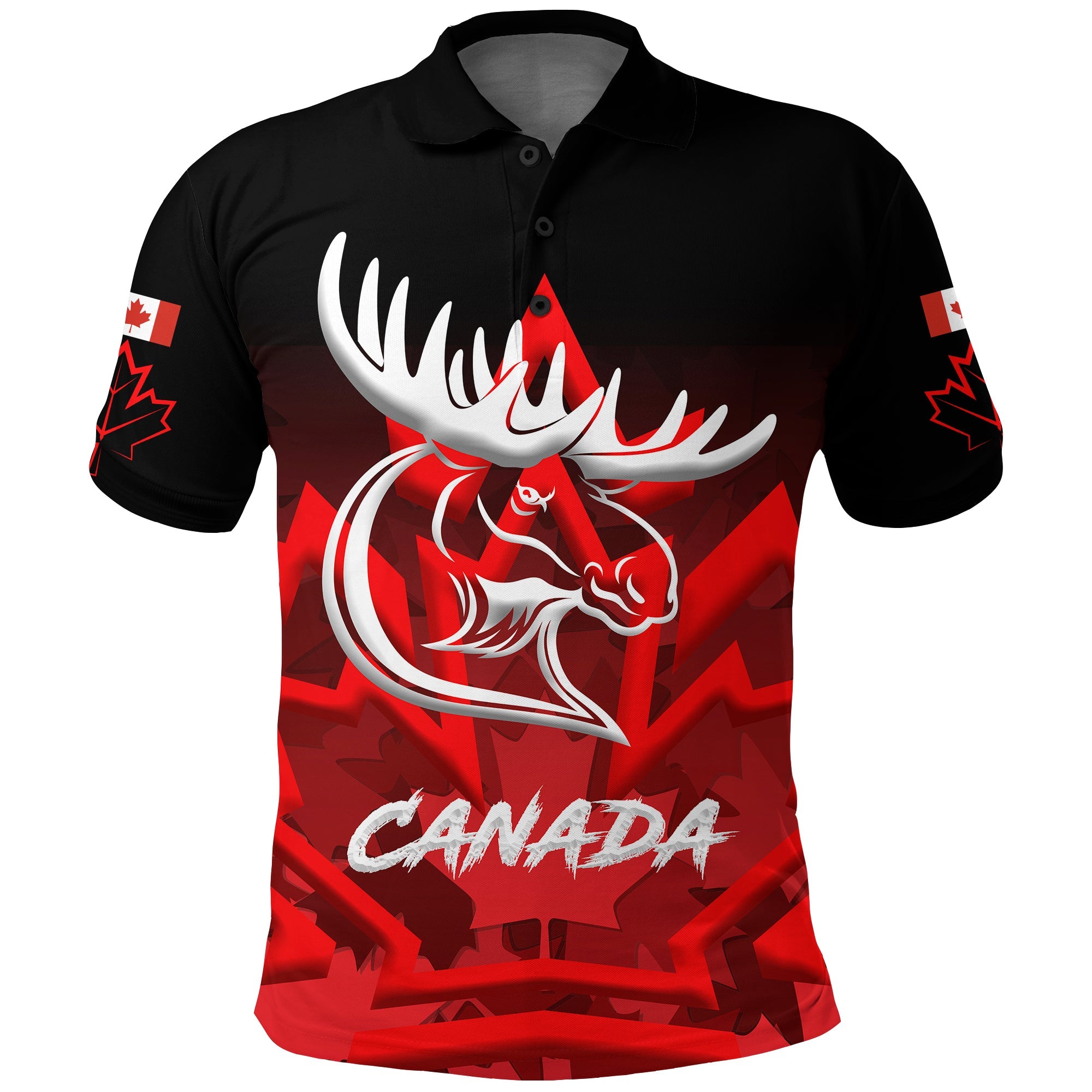 canada-moose-with-maple-leaf-polo-shirt