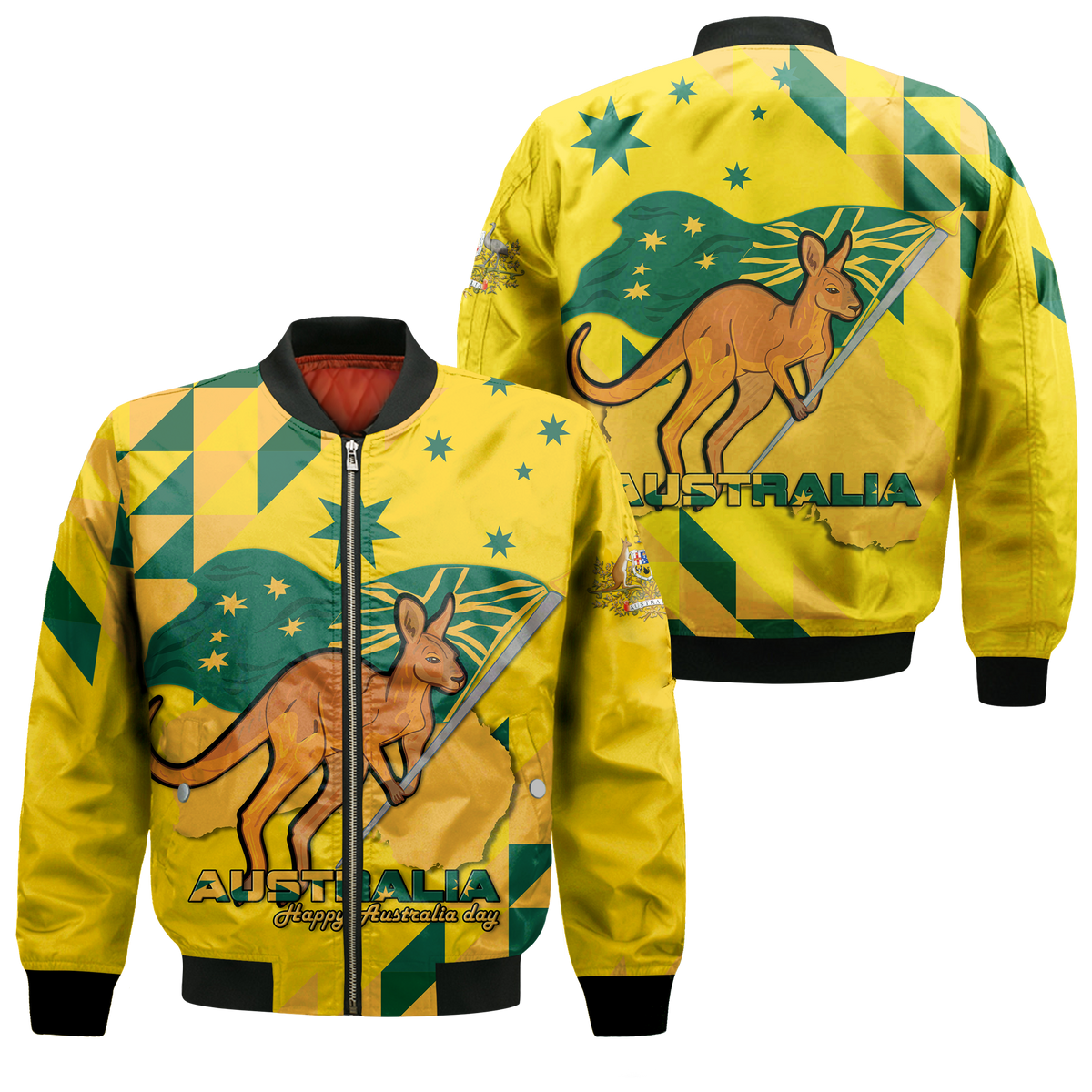 Australia Day Proud To Be Aussie Bomber Jacket
