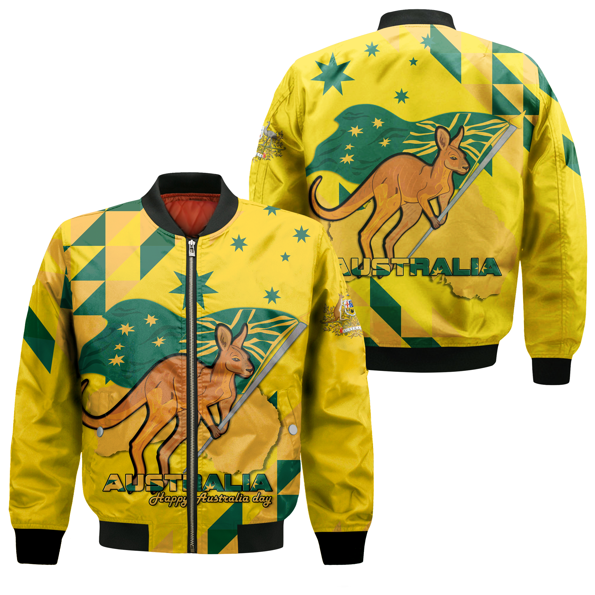 Australia Day Proud To Be Aussie Bomber Jacket