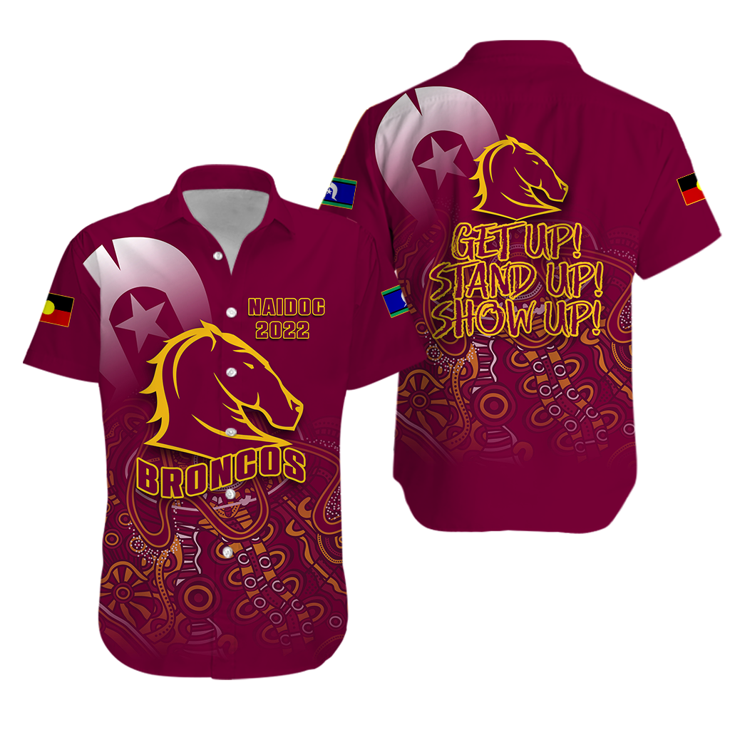 Brisbane Broncos Rugby NAIDOC 2022 Hawaiian Shirt