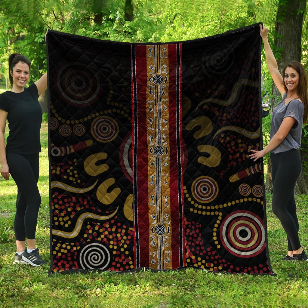 quilt-aboriginal-dot-panting-art-stripe-lines