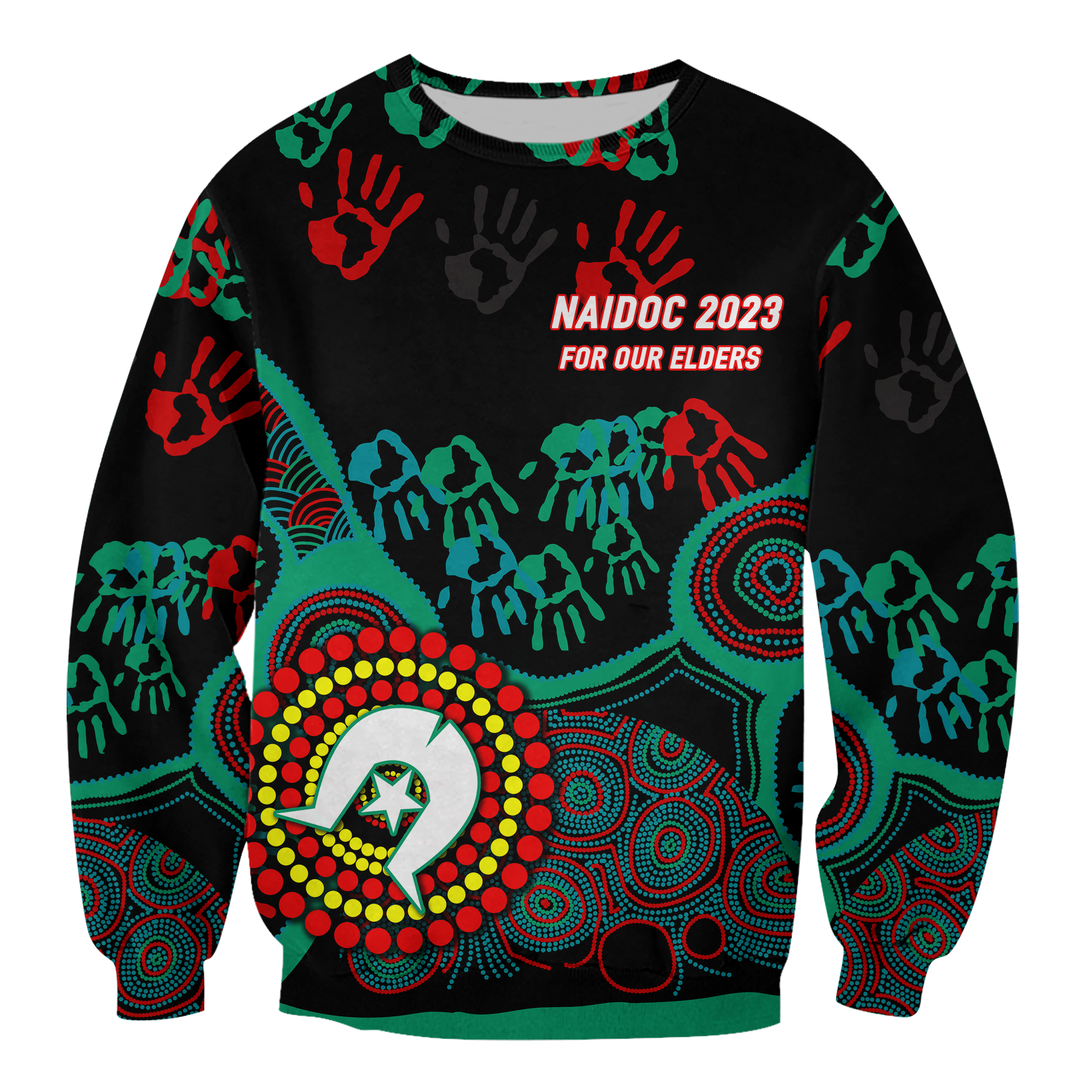(Custom Personalised) NAIDOC Week 2023 Aboriginal Art For Our Elders Sweatshirt