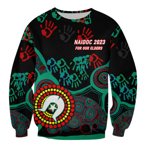 (Custom Personalised) NAIDOC Week 2023 Aboriginal Art For Our Elders Sweatshirt