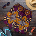 aboriginal-mens-shorts-flowers-dot-panting-art
