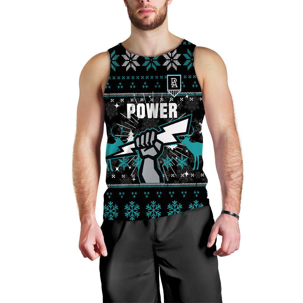 port-adelaide-men-tank-top-christmas-ugly-style