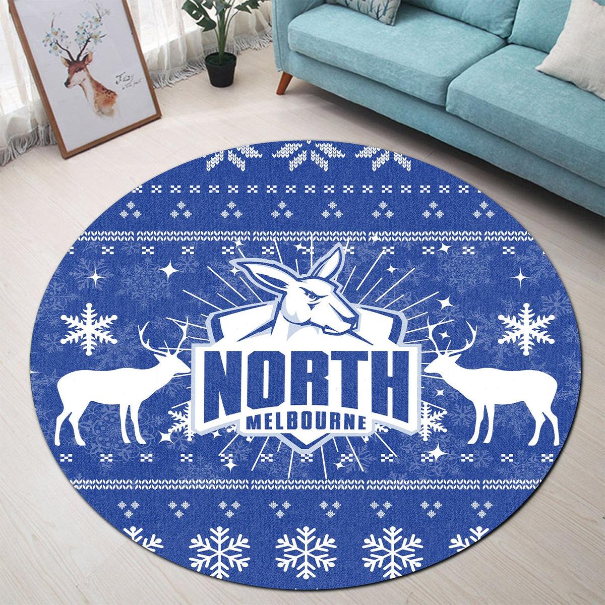 north-melbourne-round-carpet-christmas-ugly-style