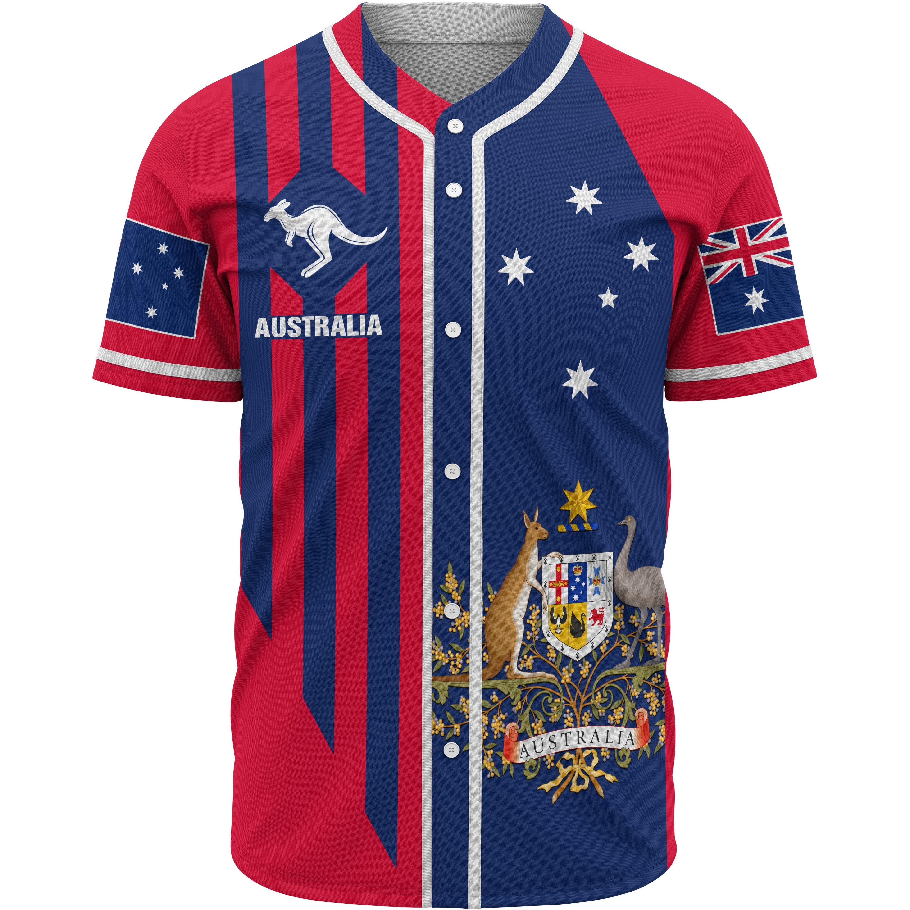 baseball-shirt-australia-kangaroo-sign-blue