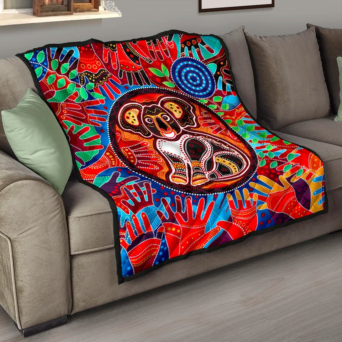 aboriginal-premium-quilt-koala-and-hand-art-dot-painting-quilt