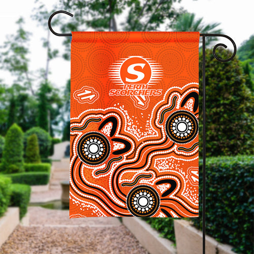 perth-scorchers-garden-flag-aboriginal-art