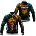 NAIDOC Week 2022 Aboriginal Art Unique Baseball Jacket