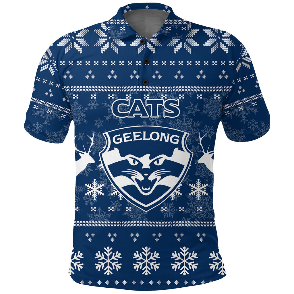 geelong-cats-polo-shirt-christmas-ugly-style