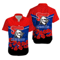Newcastle Knights Anzac Day Indigenous Art Hawaiian Shirt
