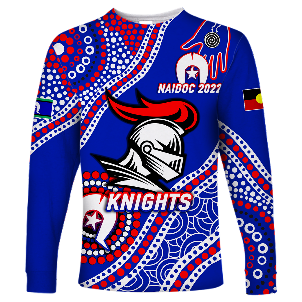 custom-personalised-knights-rugby-naidoc-2022-aboriginal-long-sleeve-shirt