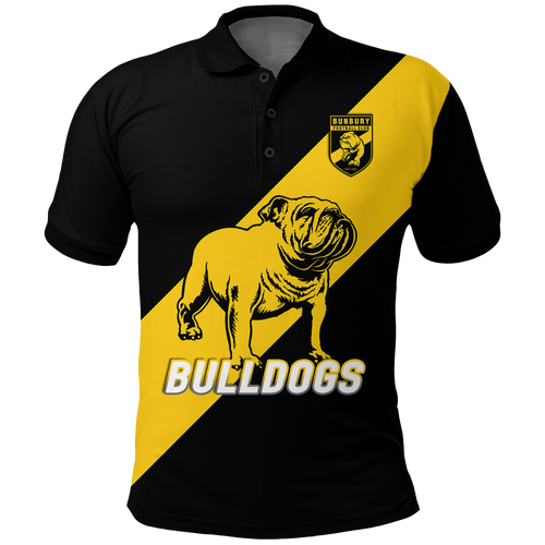 (Custom Personalised) Bulldogs Bunbury Football 2022 Polo Shirt