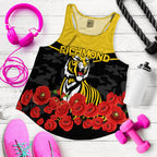 Richmond Anzac Day Indigenous Art Women Tank Top
