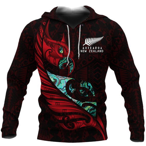 new-zealand-hoodie-manaia-paua-fern-wing-red
