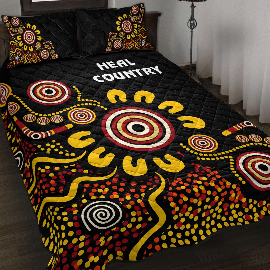 australia-naidoc-week-quilt-bed-set-naidoc-week-2021-heal-country