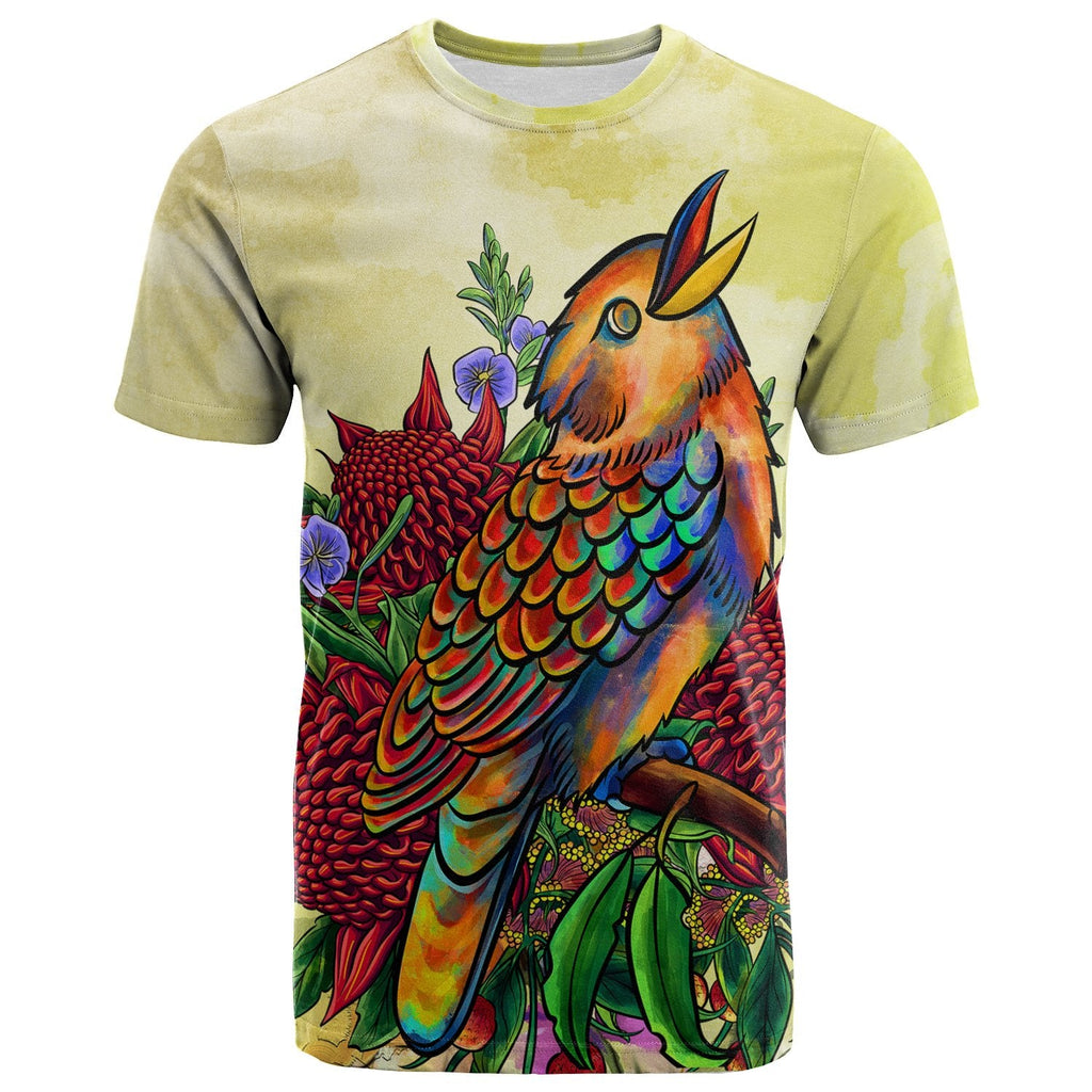 t-shirts-australia-kookaburra-with-waratah