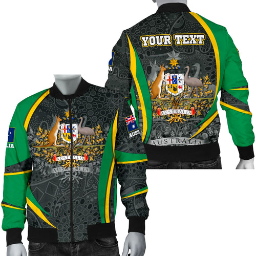 custom-text-bomber-jacket-australia-coat-of-arms-aussie-spirit-green-men