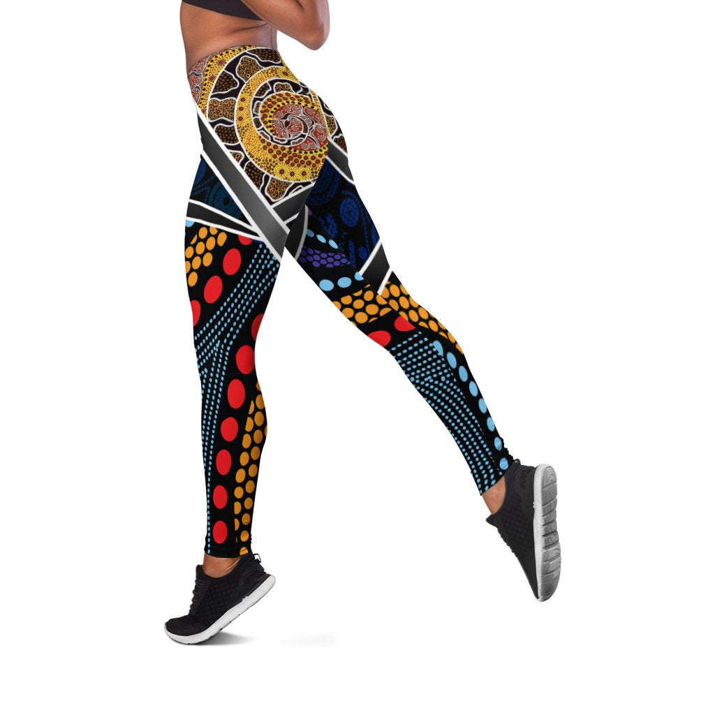 legging-aboriginal-dot-panting-art-with-snake