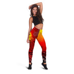 aboriginal-legging-indigenous-frog-red