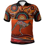 aboriginal-polo-shirt-kangaroo-with-dot-painting