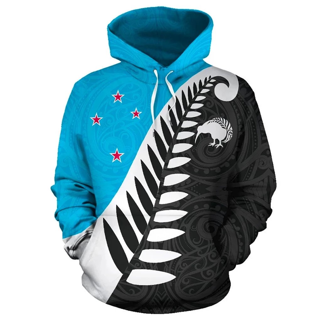 koru-fern-new-zealand-hoodie-blue
