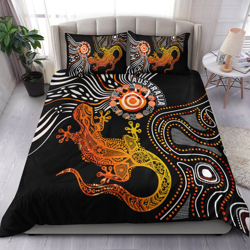 aboriginal-bedding-set-lizard-sunshine