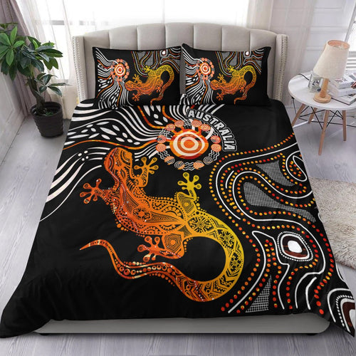 aboriginal-bedding-set-lizard-sunshine