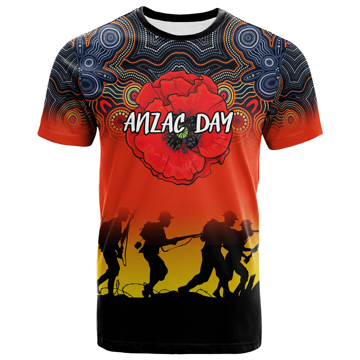 anzac-day-t-shirt-aboriginal-dot-painting-art