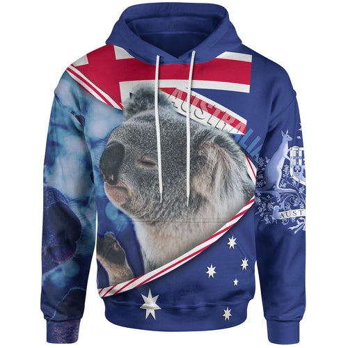 hoodie-australia-flag-and-coat-of-arms-hoodie-koala-3d