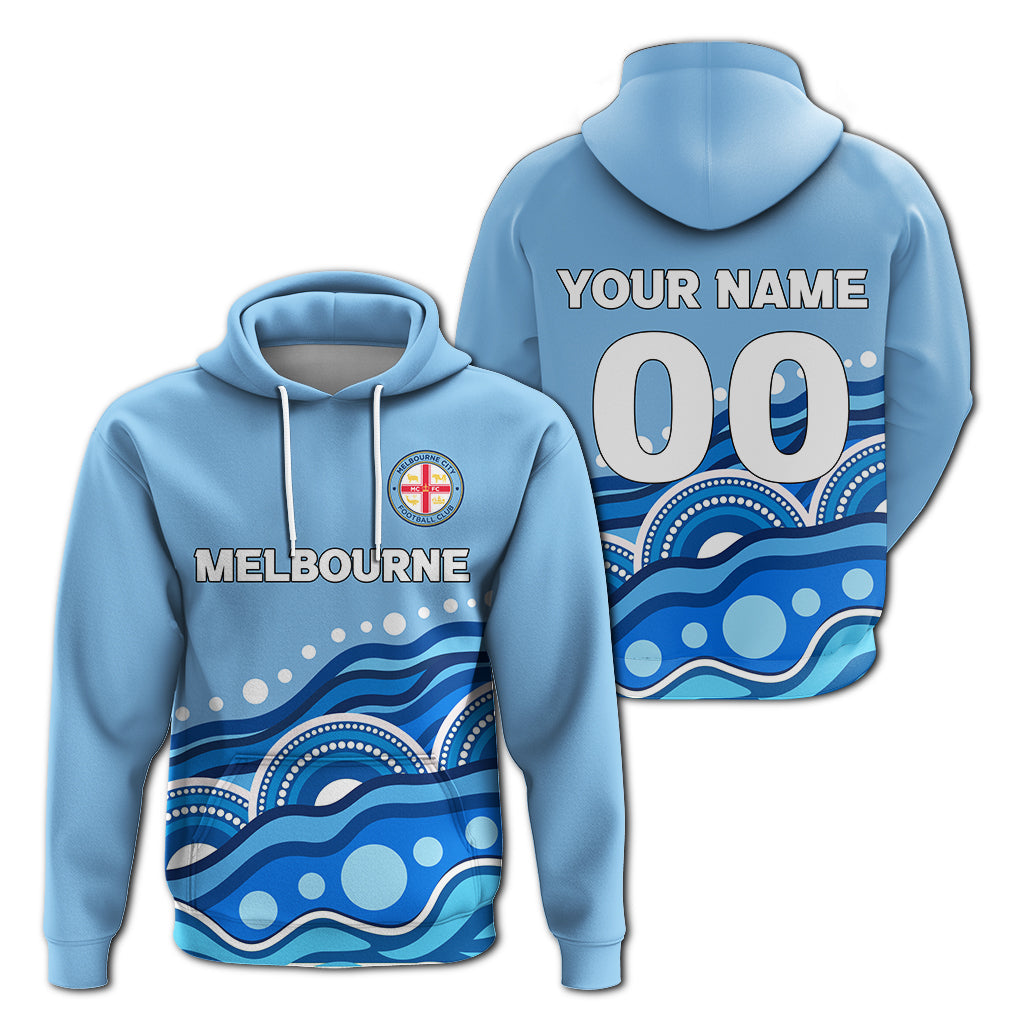 custom-personalised-melbourne-hoodie-indigenous-dot-painting-art