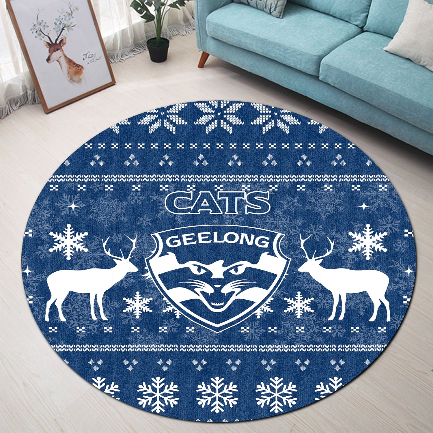 geelong-cats-round-carpet-christmas-ugly-style