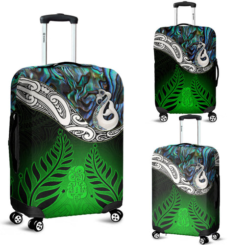new-zealand-maori-luggage-covers-manaia-paua-shell-glitter-green