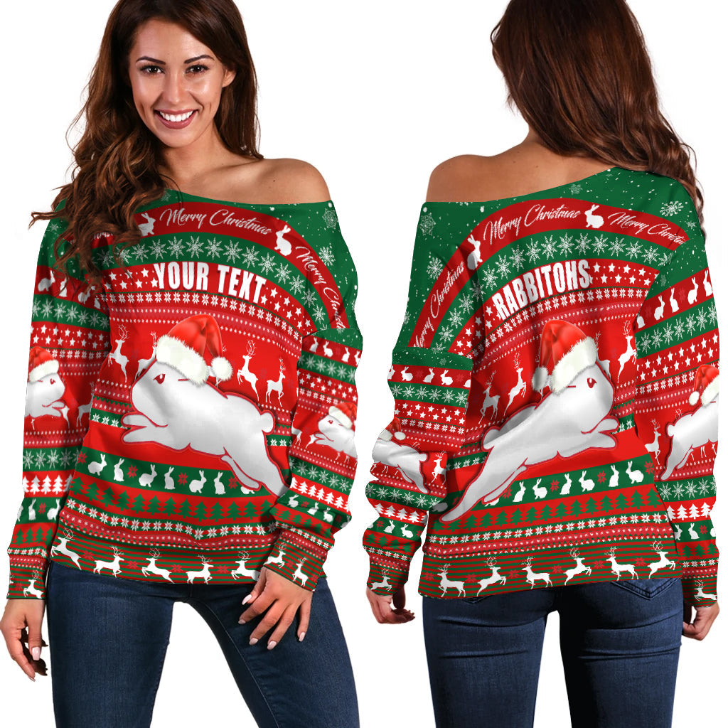 custom-personalised-rabbitohs-christmas-off-shoulder-sweater-south-sydney-indigenous