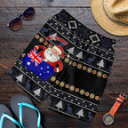 christmas-mens-short-australia-santa-claus-hold-the-flag-black