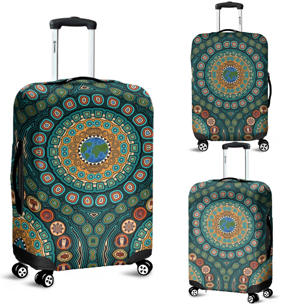 luggage-covers-aboriginal-green-dot-painting-with-earth