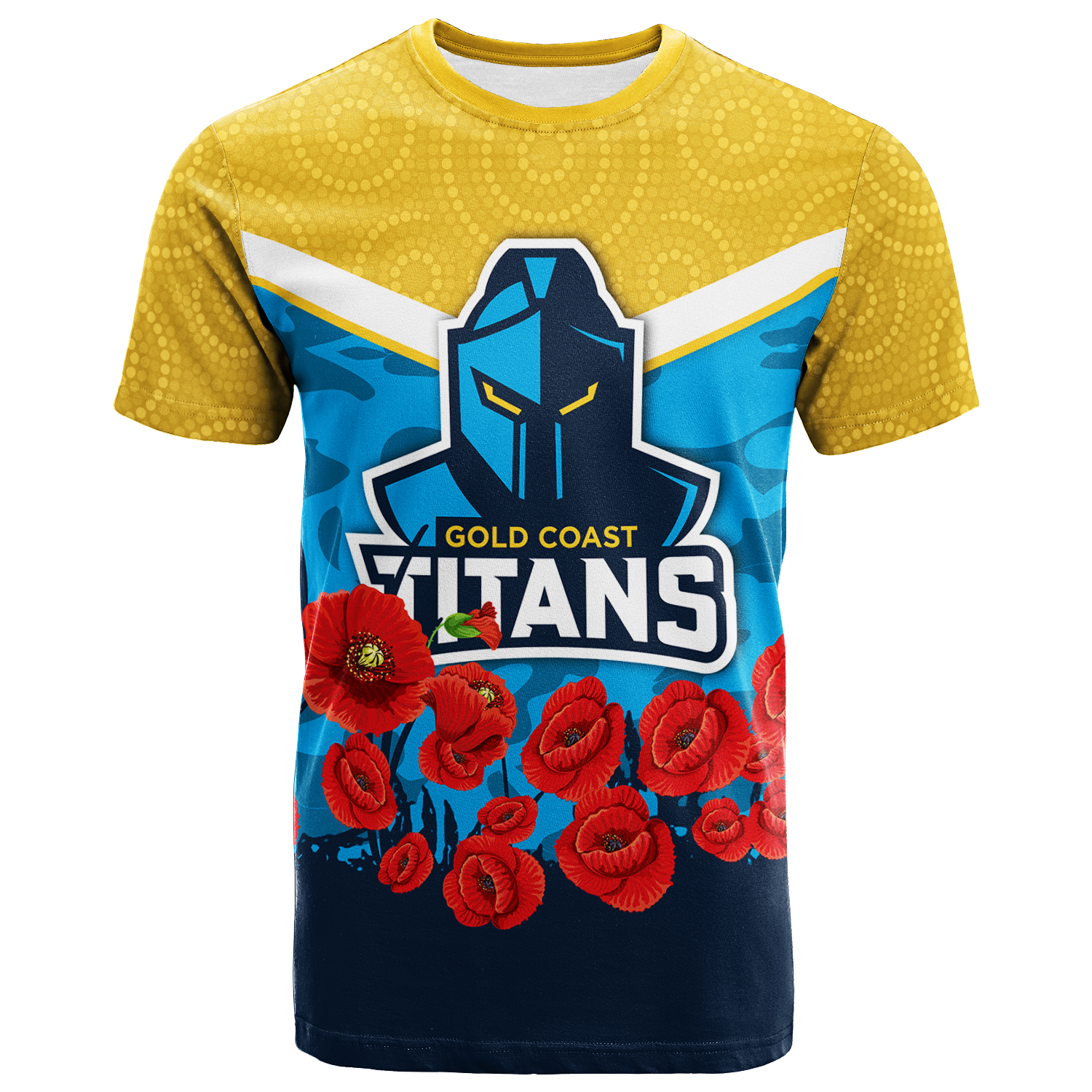 custom-personalised-gold-coast-titans-anzac-day-indigenous-art-t-shirt