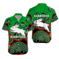 Rabbitohs Rugby Aboriginal Art Hawaiian Shirt - LT12