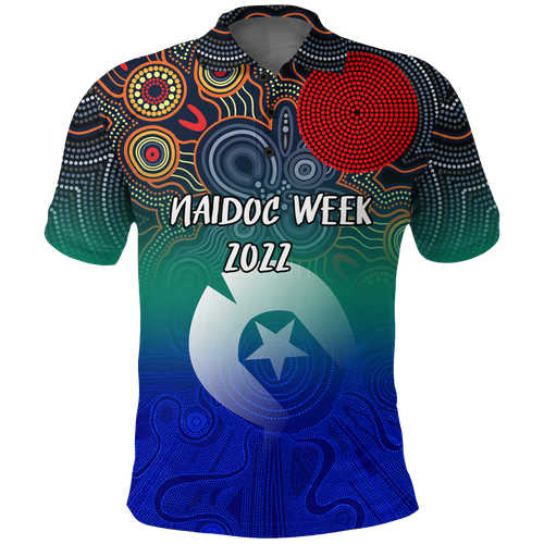 naidoc-week-2022-torres-strait-islander-with-aboriginal-dot-painting-art-polo-shirt