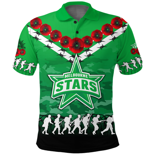 custom-personalised-melbourne-stars-anzac-2022-polo-shirt-camouflage-with-poppy