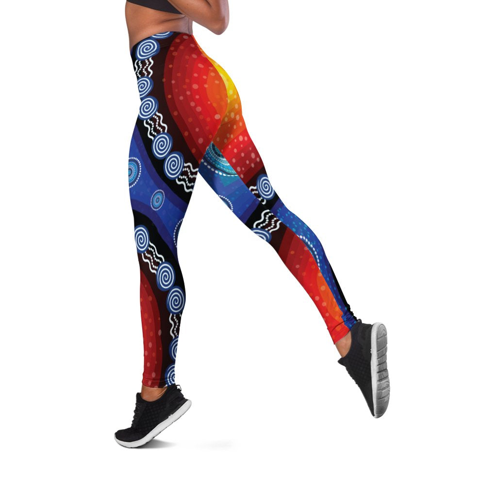 legging-aboriginal-color-dot-painting